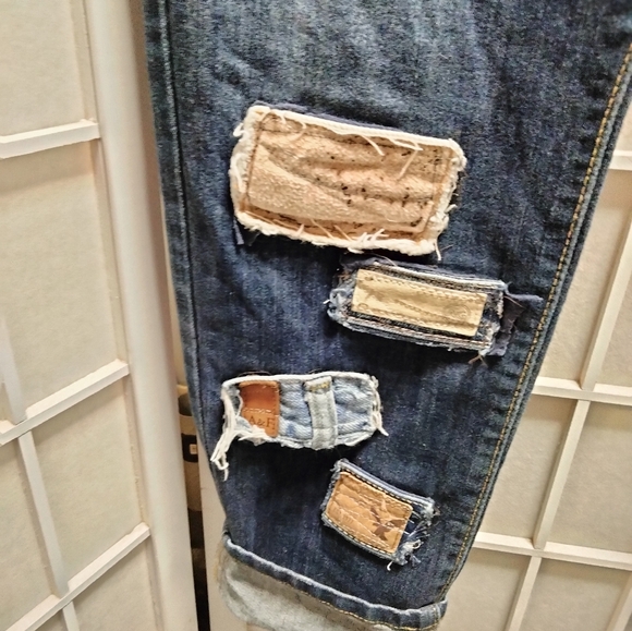 Denim Upcycled Tag Jeans - Picture 6 of 14